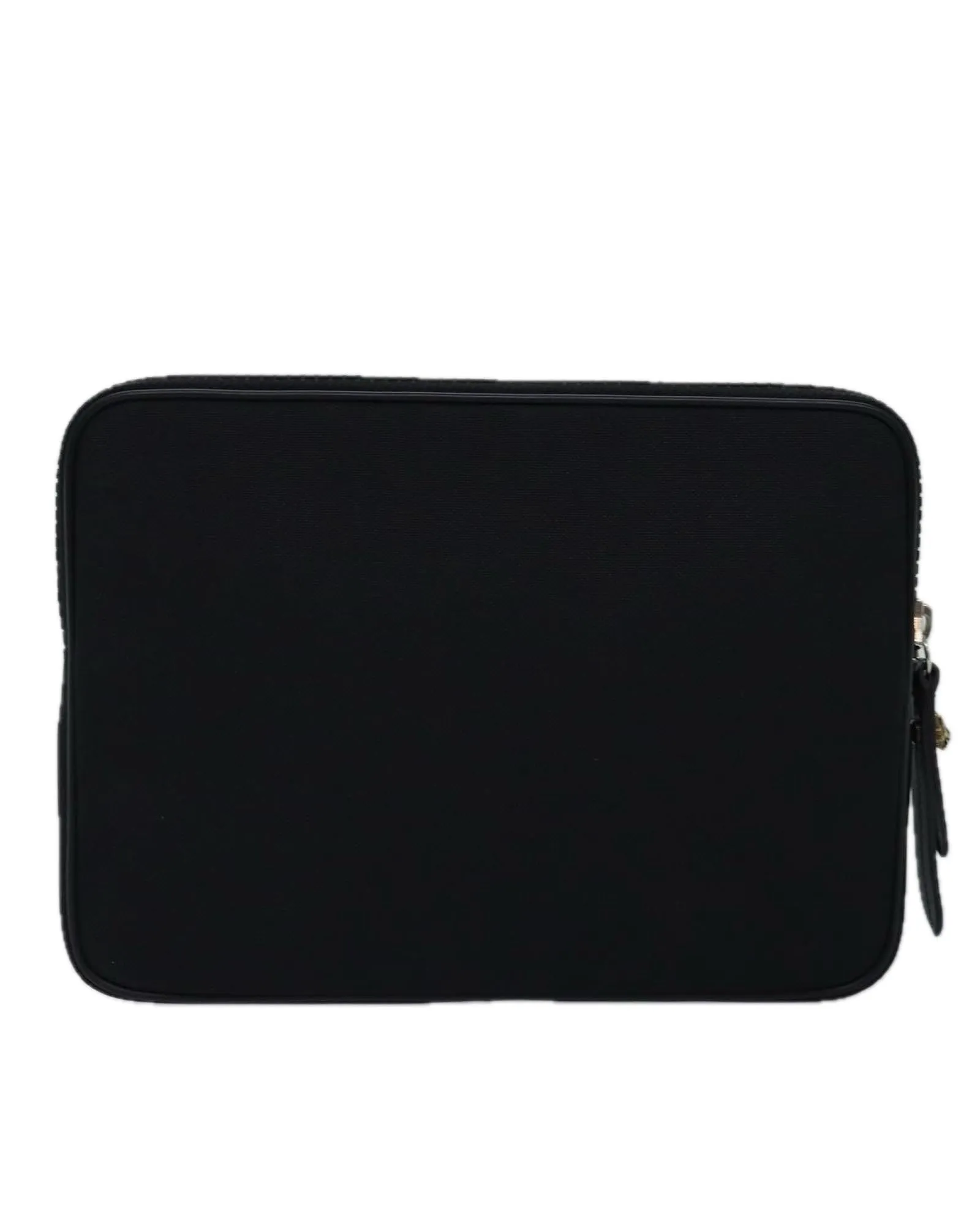 Canvas Clutch Bag with Dust Bag Made in Italy