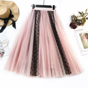 Casual Pleated Skirt