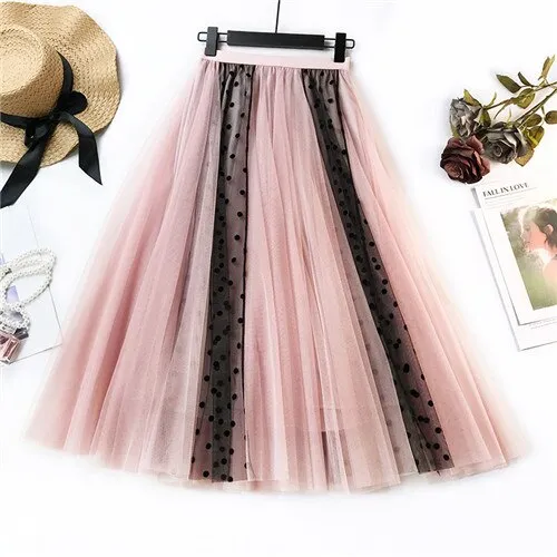 Casual Pleated Skirt