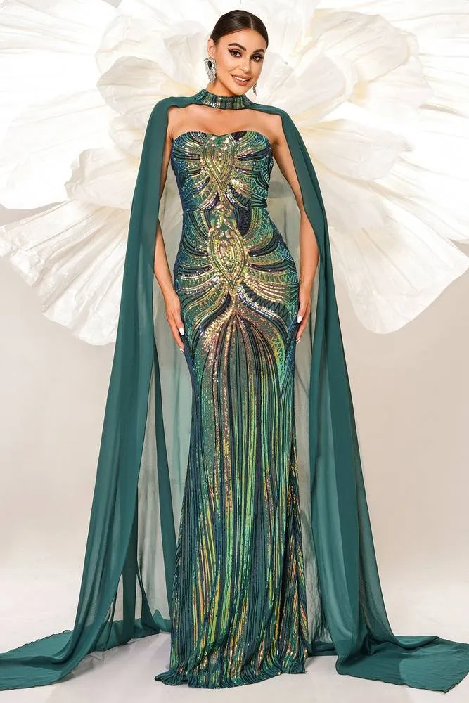 Chic Empire Appliques party Evening Dress With Bolero
