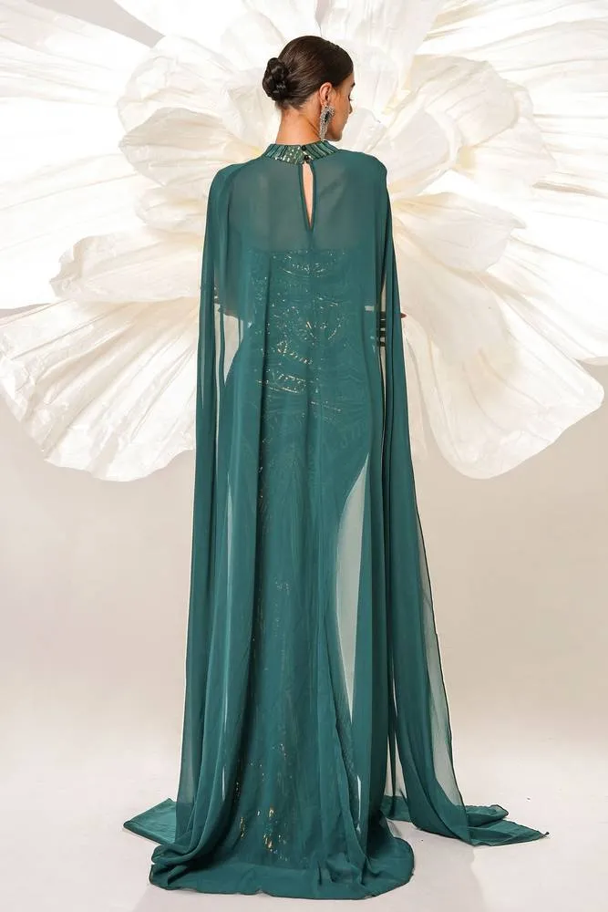 Chic Empire Appliques party Evening Dress With Bolero
