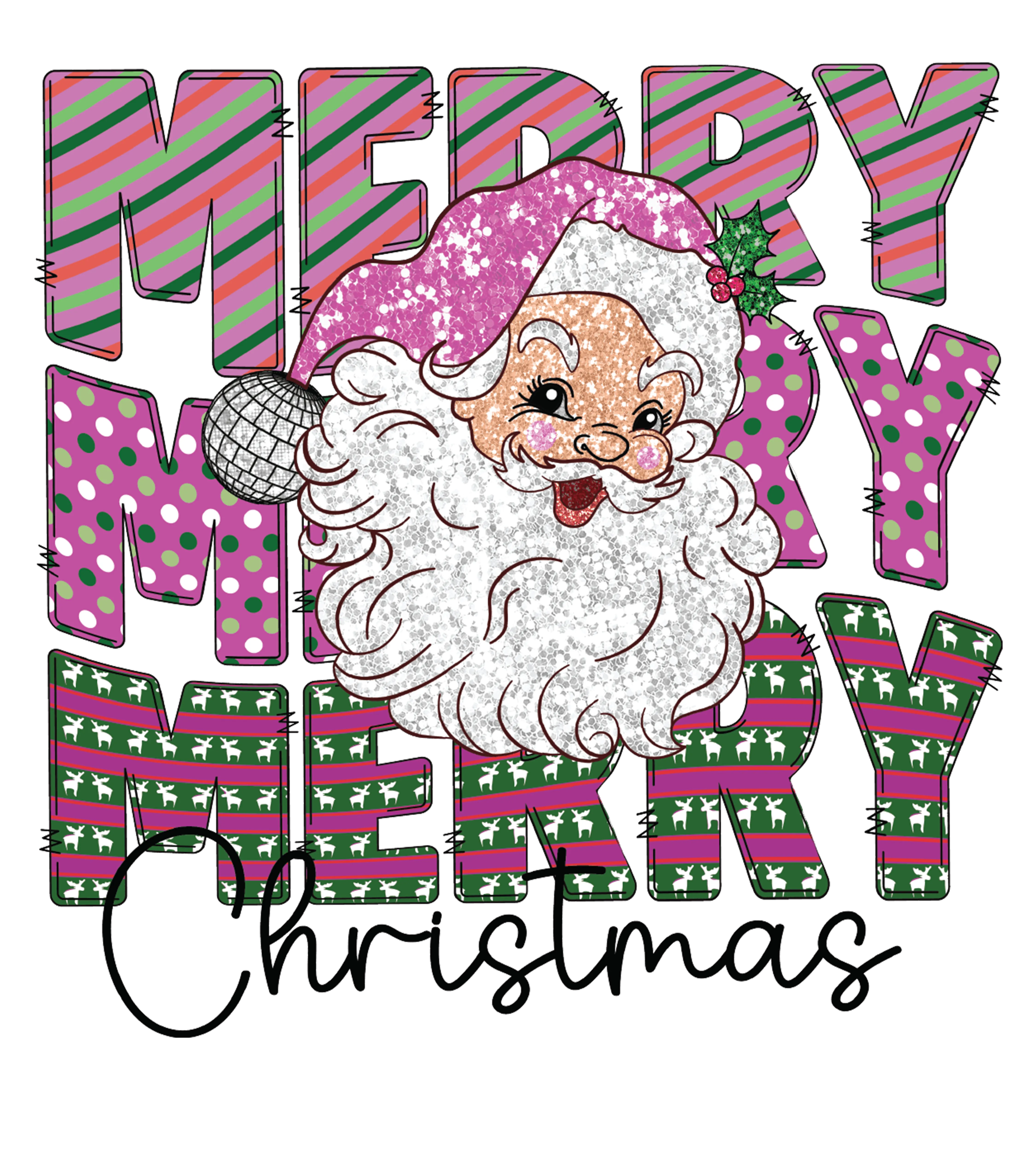 Christmas, heat transfer, press and peel
