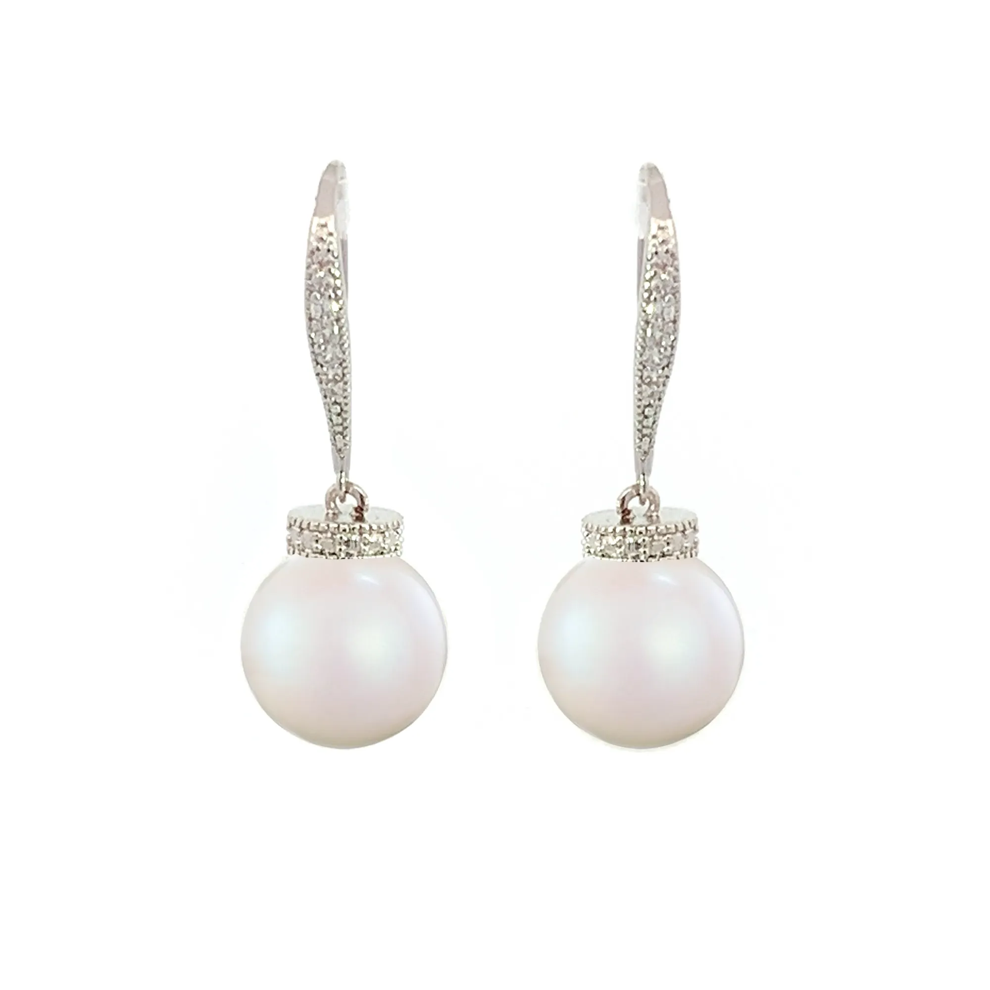 Chunky Pearl Drop Earrings