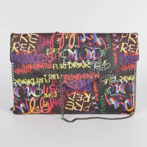 Graffiti Envelope Clutch
