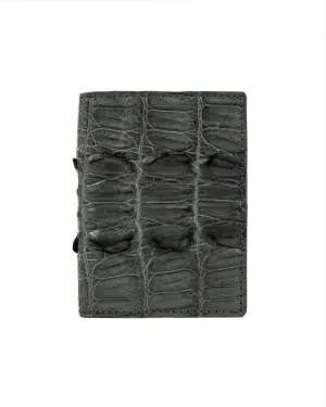 GREY LEATHER WALLET