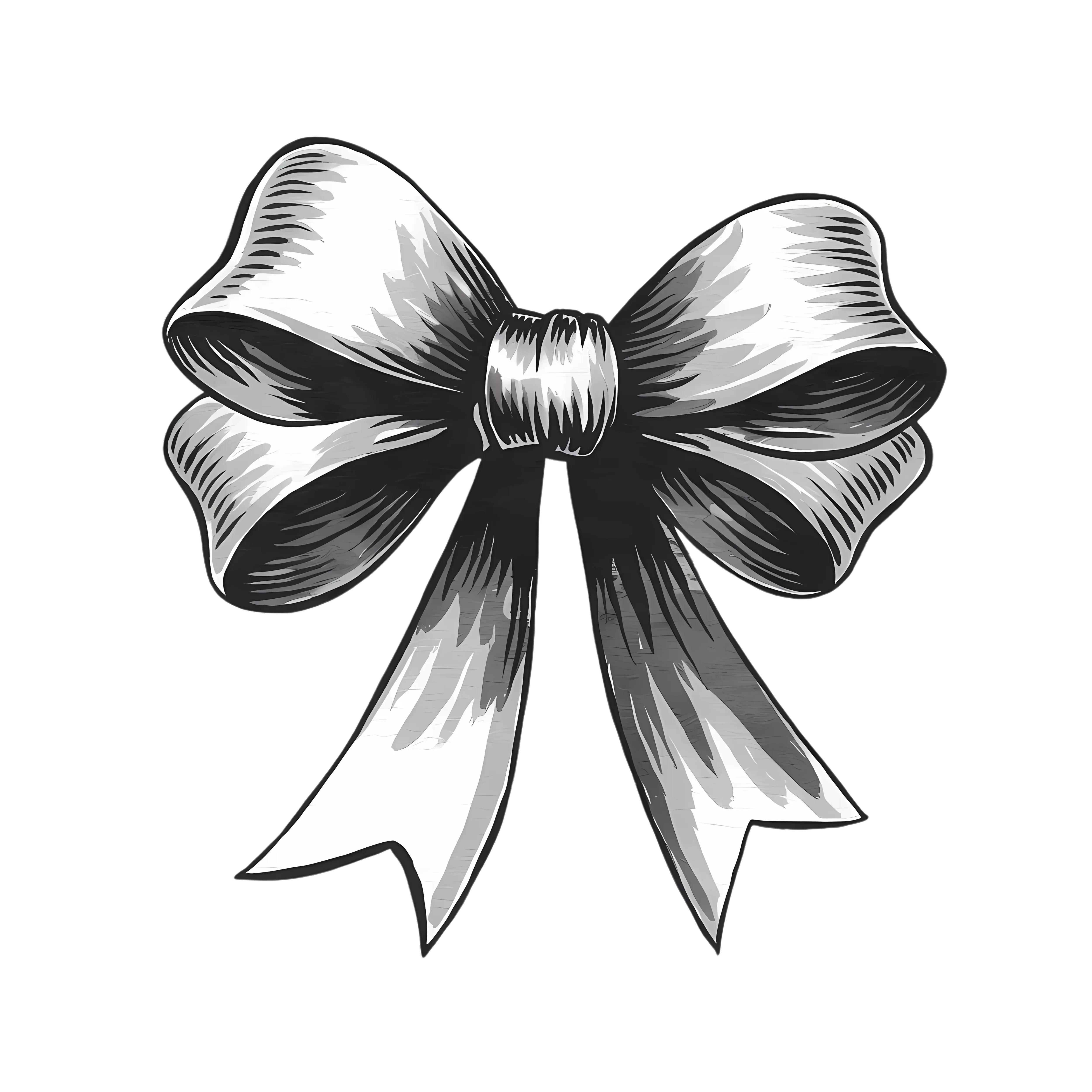 Heat transfer, black bow, press and peel, made to order