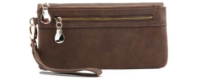 High Capacity PU Leather Fashion Women Wallets