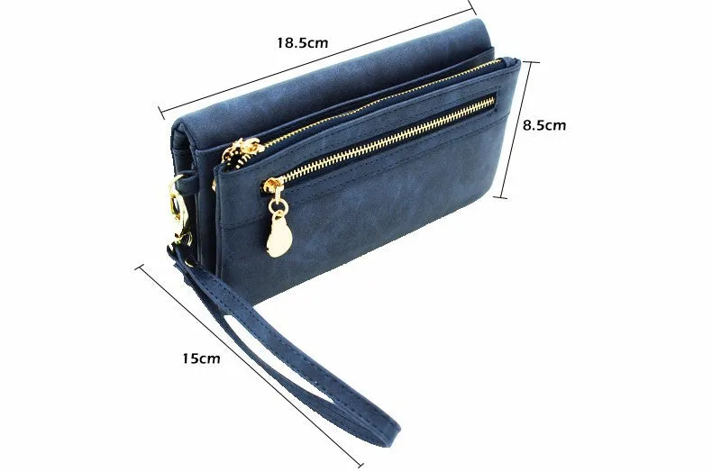 High Capacity PU Leather Fashion Women Wallets