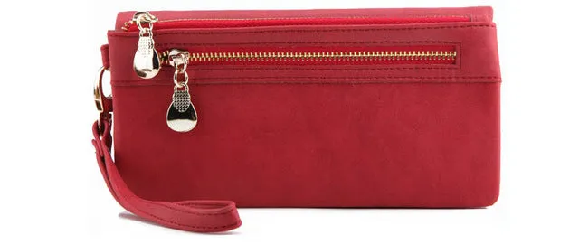 High Capacity PU Leather Fashion Women Wallets
