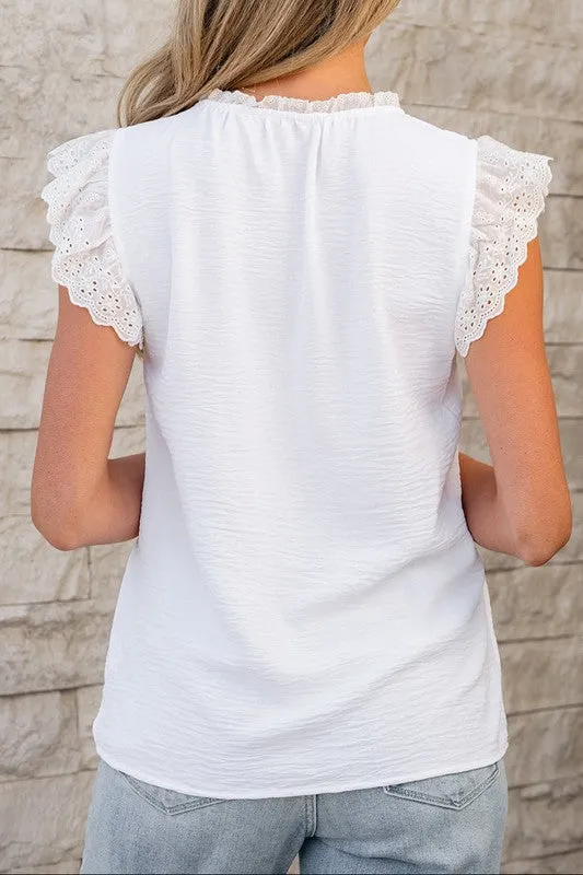Let's Have A Picnic White Top
