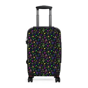 Neon ShapesSuitcase