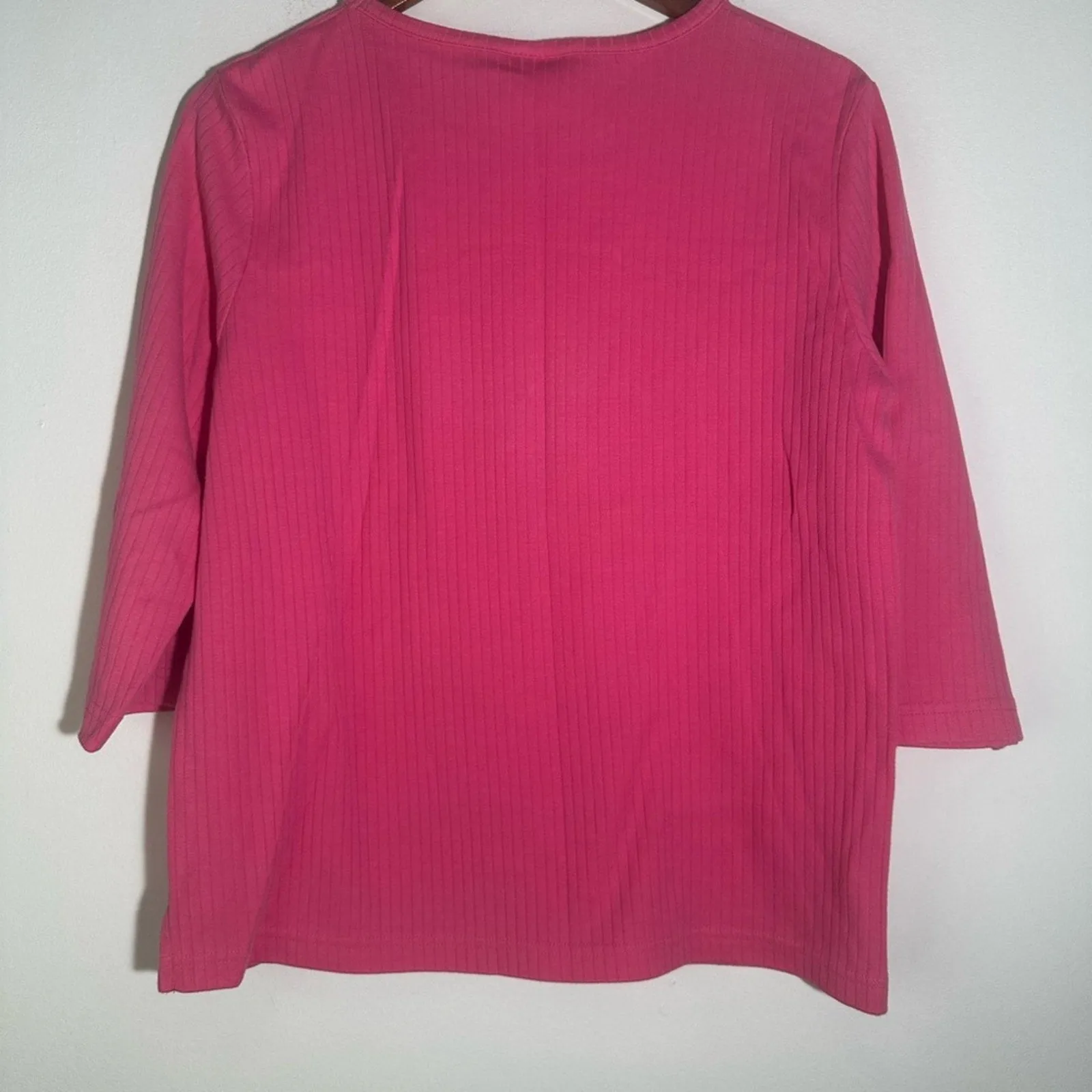 Nikki Pink Boxy Buttoned Blouse