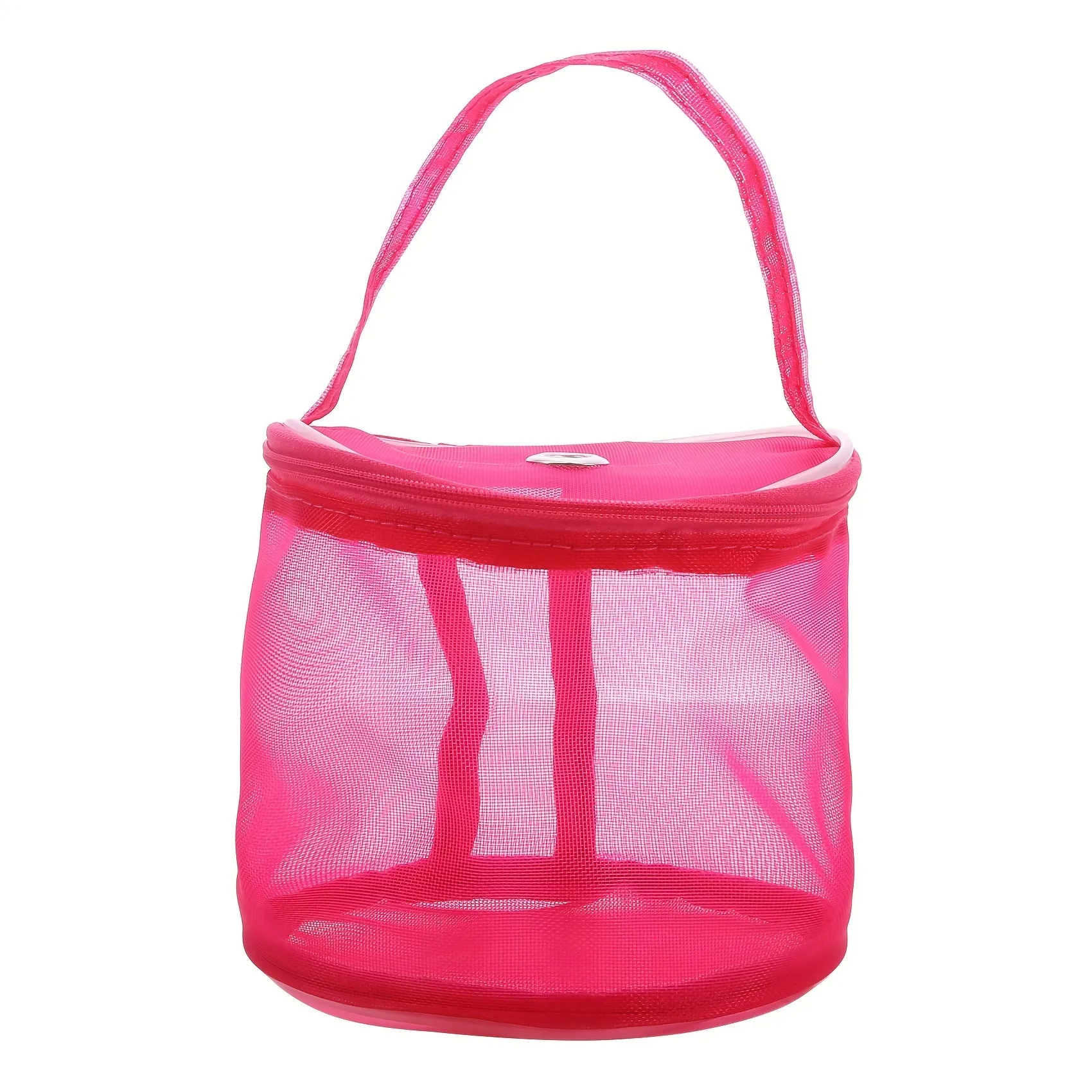 Portable yarn and knitting tool organizer with zipper and holes