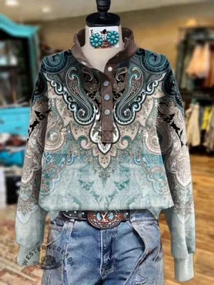 Print Casual Sweatshirt