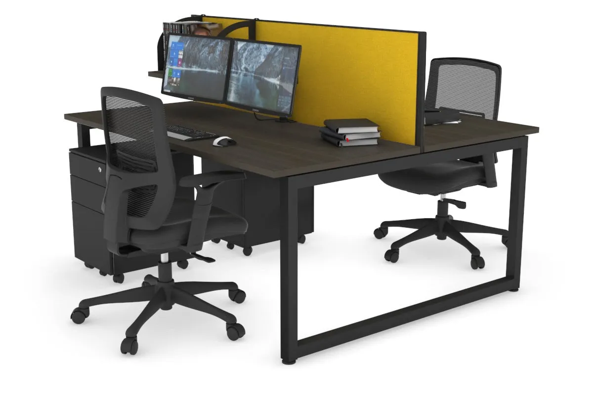 Quadro Loop Legs 2 Person Office Workstation [1400L x 700W]