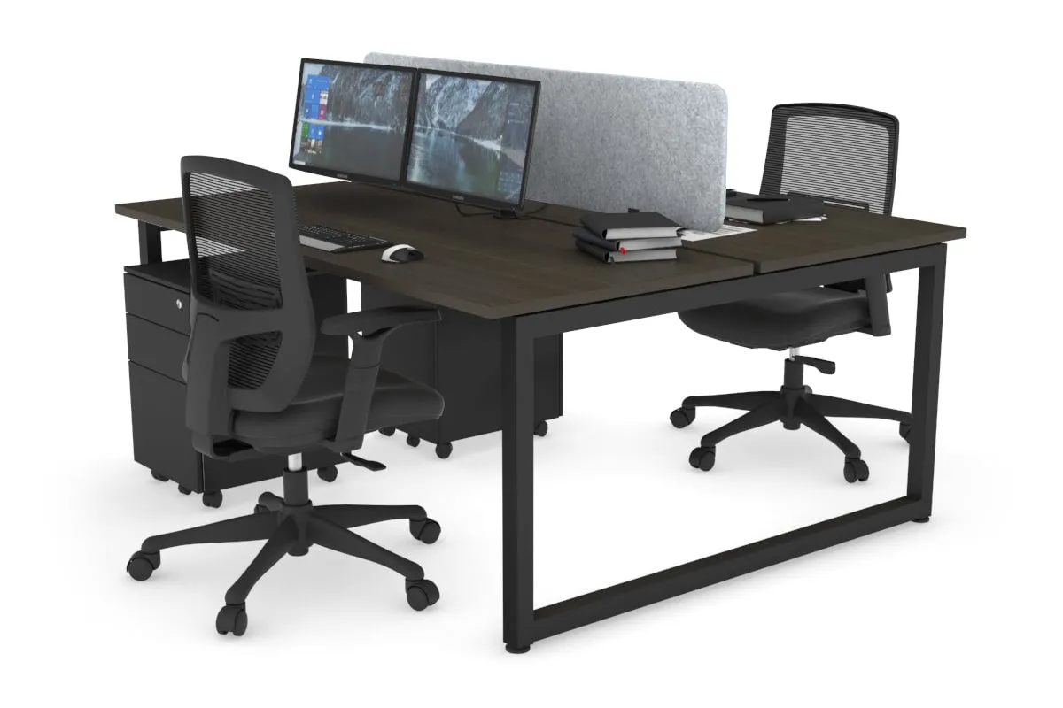 Quadro Loop Legs 2 Person Office Workstation [1400L x 700W]