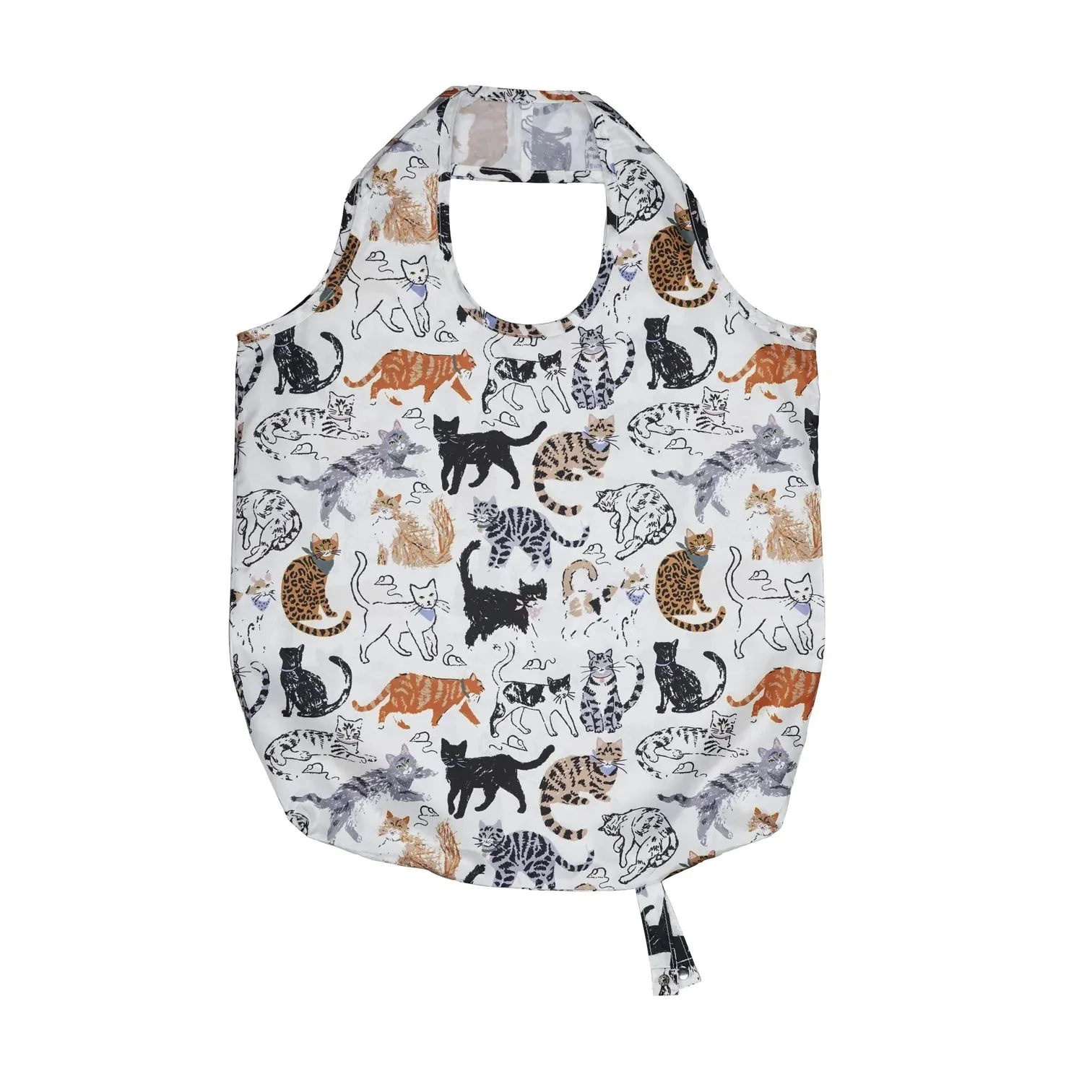 Roll-Up Bag "Feline Friends"