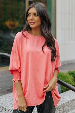 That Time of Day Coral Top