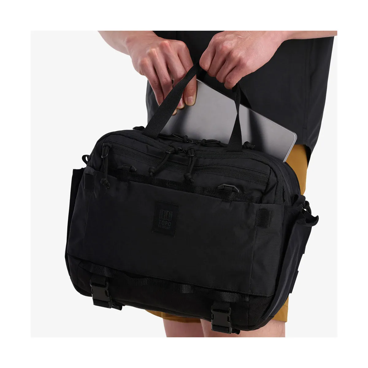 Topo Designs : Mountain Cross Bag : Black/Black