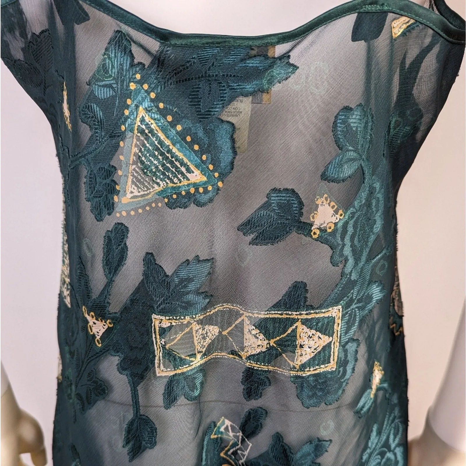 Vintage  80's Sheer Nightgown - M
