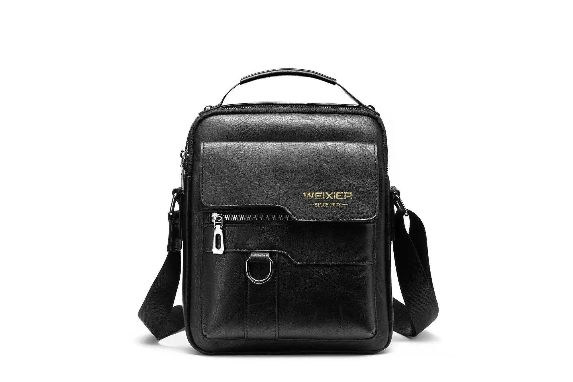 Waterproof Leather Business Casual Shoulder Sling Bag